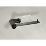         Gessi 316 Zestaw Uchwyt na papier + Szczotka WC + Wieszaki Black metal brushed PVD