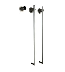   Galatea Design Balance 2 Grzejnik elektryczny odwracalny 76x37 gunmetal PVD GDA362GM W MAGAZYNIE !!!