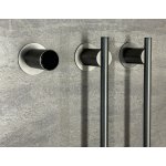   Galatea Design Balance 2 Grzejnik elektryczny odwracalny 76x37 gunmetal PVD GDA362GM W MAGAZYNIE !!!