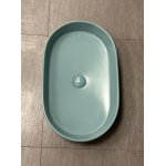   Galatea Design Bujur Umywalka 60x38 z korkiem klik-klak aloe mat/aqua green matt GD78330DTMLG W MAGAZYNIE!!