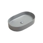   Galatea Design Bujur Umywalka 60x38 z korkiem klik-klak jasno szary mat/light grey matt GD78330DTMH W MAGAZYNIE!!