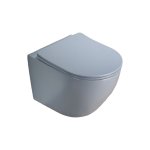   Galatea Design Bulat Miska bezrantowa z deską wolnoopadającą 49x37 dusty blue matt/sky mat GDB2342MHL W MAGAZYNIE!!