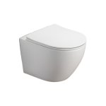 Galatea Design Bulat Miska bezrantowa z deską wolnoopadającą 49x37 white matt/biały mat GDB2342MW W MAGAZYNIE!!