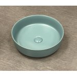   Galatea Design Bulat Umywalka ∅39 z korkiem klik-klak aqua green matt/aloe mat GD112DTMLG W MAGAZYNIE!!