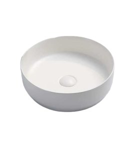   Galatea Design Bulat Umywalka ∅39 z korkiem klik-klak white matt/biały mat GD112DTMW W MAGAZYNIE!!