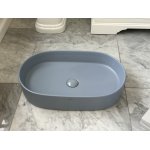 Galatea Design Bujur Umywalka 60x38 z korkiem klik-klak sky mat/dusty blue matt GD78330DTMHL