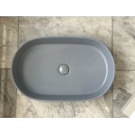 Galatea Design Bujur Umywalka 60x38 z korkiem klik-klak sky mat/dusty blue matt GD78330DTMHL