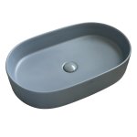 Galatea Design Bujur Umywalka 60x38 z korkiem klik-klak sky mat/dusty blue matt GD78330DTMHL