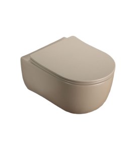 Galatea Design Bulatan Miska 49x35,5 z deską cappuccino matt/beżowy mat GDB2361MC 
