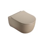 Galatea Design Bulatan Miska 49x35,5 z deską cappuccino matt/beżowy mat GDB2361MC 