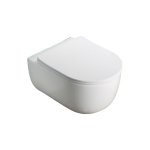      Galatea Design Bulatan Miska 49x35,5 z deską white matt/biały mat GDB2361MW WYPRZEDAŻ MODELU!!