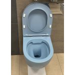   Galatea Design Bulat Miska bezrantowa z deską wolnoopadającą 49x37 blue matt/niebieski mat GDB2342ML W MAGAZYNIE!!