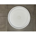   Tondo Umywalka stawiana na blat ∅48 cm biały mat z korkiem klik klak GD1157TMW WYPRZEDAŻ !!!