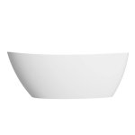 Inbalia Capri Wanna wolnostojąca 150x70 biały mat z korkiem klik klak chrom BTFS00100C00M110I