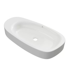 Inbalia Elba Umywalka nablatowa 70x30 biały mat WBOC00054C00M110I