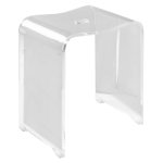 Sapho Trendy Taboret łazienkowy 40x48 przeźroczysty A211100