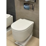 Hidra Gio Evolution Miska wisząca rimless z deską wolnoopadającą biała GWR20.001+GZQ.001