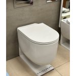 Hidra Gio Evolution Miska wisząca rimless z deską wolnoopadającą biała GWR20.001+GZQ.001