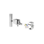 Mario Ray Grzejnik elektryczny 150x13 biały połysk + Round zestaw przyłączeniowy biały połysk 2.21.1103.15.P/WG+3.0.0900.0.P/WG