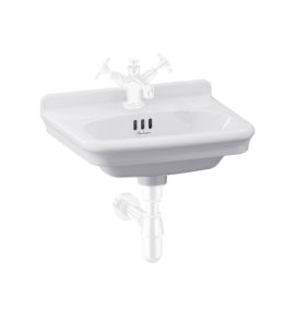 Burlington Guild Umywalka 45x38 biały GU0451SCW W MAGAZYNIE !!!
