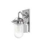 Burlington Guild Kinkiet ścienny chrom + klosz mat GUL001C