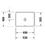       Duravit Starck 3 Umywalka 53x36,5 biały 0305490000