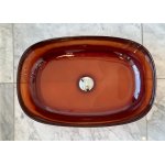   Galatea Design Reflex Umywalka 58x38 light brown GDFY2027LB WYBRZEDAŻ KOLORU W MAGAZYNIE!!