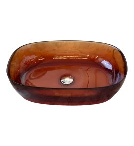   Galatea Design Reflex Umywalka 58x38 light brown GDFY2027LB WYBRZEDAŻ KOLORU W MAGAZYNIE!!