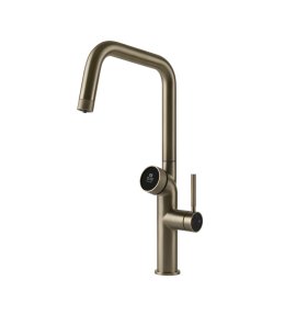 Gessi Vita Bateria zlewozmywakowa jednouchwytowa finox brushed nickel 60721.149/HOT-COLD