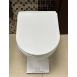    Galatea Design Bulat Miska bezrantowa 49x37 z funkcją bidetki z deską wolnoopadającą biały połysk GDG112GW WYPRZEDAŻ EKSPOZYCJI!!
