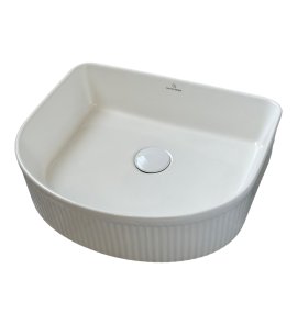 Galatea Design Belang Umywalka 42x38 z korkiem klik klak biały połysk GD5040DGW