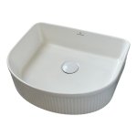 Galatea Design Belang Umywalka 42x38 z korkiem klik klak biały połysk GD5040DGW