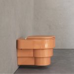 Trone Callipyge Miska bezrantowa 57x42 z deską wolnoopadającą peach CALLIPYGEPE  W MAGAZYNIE 