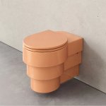 Trone Callipyge Miska bezrantowa 57x42 z deską wolnoopadającą peach CALLIPYGEPE  W MAGAZYNIE 
