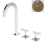 Bruma Royale Bateria umywalkowa 3-otworowa z korkiem Click-Clack Sunset 1922641SS