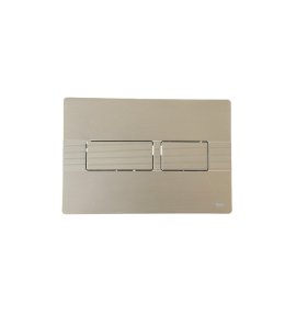 TECE Solid Przycisk spłukujący do WC podwójny 22x15 nikiel szczotkowany 9240437