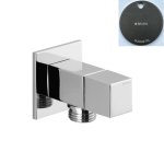 Bruma Przyłącze kątowe węża z zaworem 1/2" Gunmetal 1262002MG