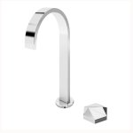 Bruma Utopia Bateria bidetowa 2-otworowa bez korka Chrom 1831100CR