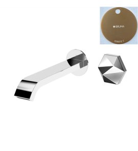 Bruma Utopia Bateria umywalkowa podtynkowa z korkiem Click-Clack Sunset 1838510SS