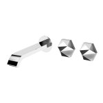 Bruma Utopia Bateria umywalkowa podtynkowa 3-otworowa z korkiem Click-Clack Chrom 1838710CR