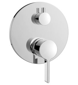 Sapho Iconic Bateria prysznicowa podtynkowa 2 wyjścia chrom AF042
