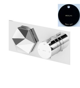 Bruma Utopia Bateria termostatyczna podtynkowa 2-drożna Night Sky 1836221NS