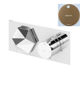 Bruma Utopia Bateria termostatyczna podtynkowa 2-drożna Sunset 1836221SS