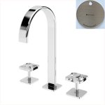 Bruma Navy Bateria umywalkowa 3-otworowa bez korka Morning Mist 1902501MM