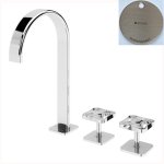 Bruma Navy Bateria umywalkowa 3-otworowa bez korka Morning Mist 1902601MM