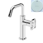 Bruma Navy Bateria umywalkowa stojąca bez korka Pure White 1907101PW