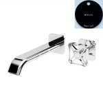 Bruma Navy Bateria umywalkowa podtynkowa z korkiem Click-Clack Night Sky 1908511NS