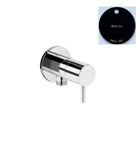 Bruma Przyłącze kątowe węża z zaworem 1/2" Night sky 1252001NS