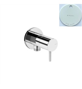 Bruma Przyłącze kątowe węża z zaworem 1/2" Pure white 1252001PW