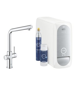 Grohe Blue Home Bateria kuchenna z filtrem stojąca StarLight chrom 31454001